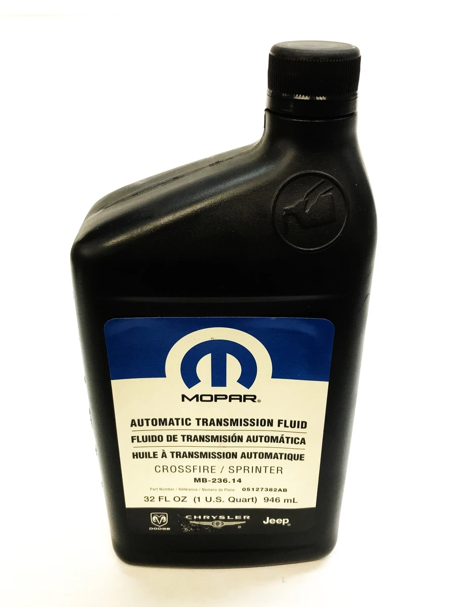 Mopar Chrysler Automatic Transmission Fluid, 32 oz, MB-236.14 [Lot 