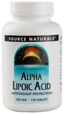 Source Naturals Alpha Lipoic Acid 200 mg 120 Tabs