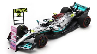 Modellauto Formel 1 F1 Maßstab 1:43 Spark Modell MERCEDES F1 L.HAMILTON 2022