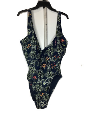 agua bendita 水着 Aqua Bendita X Target Sz 2X Dainty Floral Tile Print Cheeky