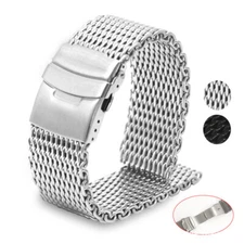 Super Quality 1.2 Line Milanese Stainless Steel Mesh Watch Strap 18 20 22 24mm