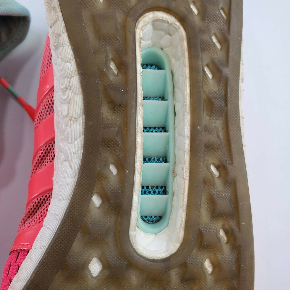 Adidas Womens Climachill Rocket Boost Running Shoes Coral B25278 Lace Up  Mesh 9M | eBay