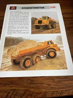 DJB D330 Articulated Dump Truck Brochure AMIL22