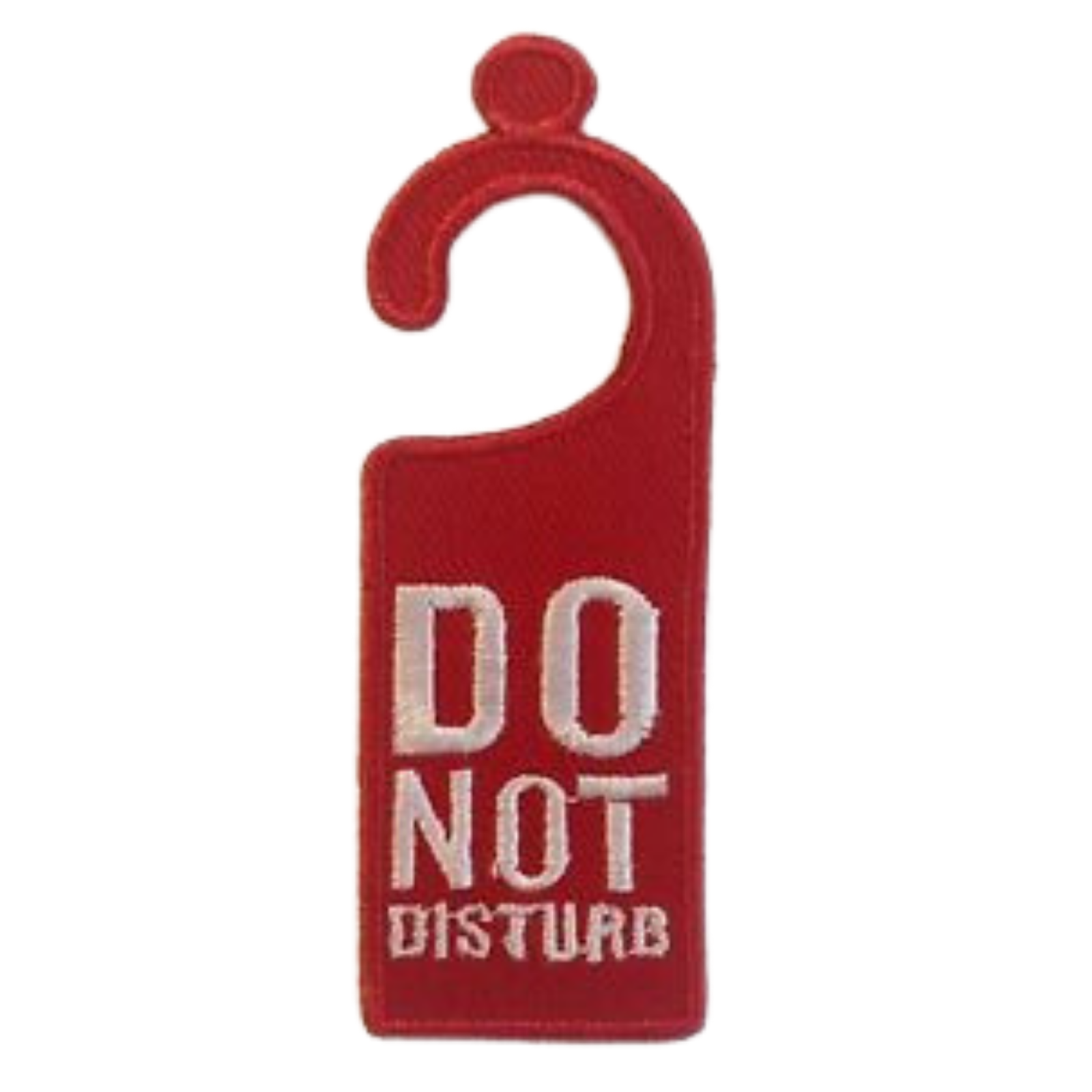 Do Not Disturb Embroidered Iron-On or Sew-On Patch  