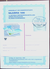 BRD Sonderblatt 1986 gestempelt NAJUBRIA