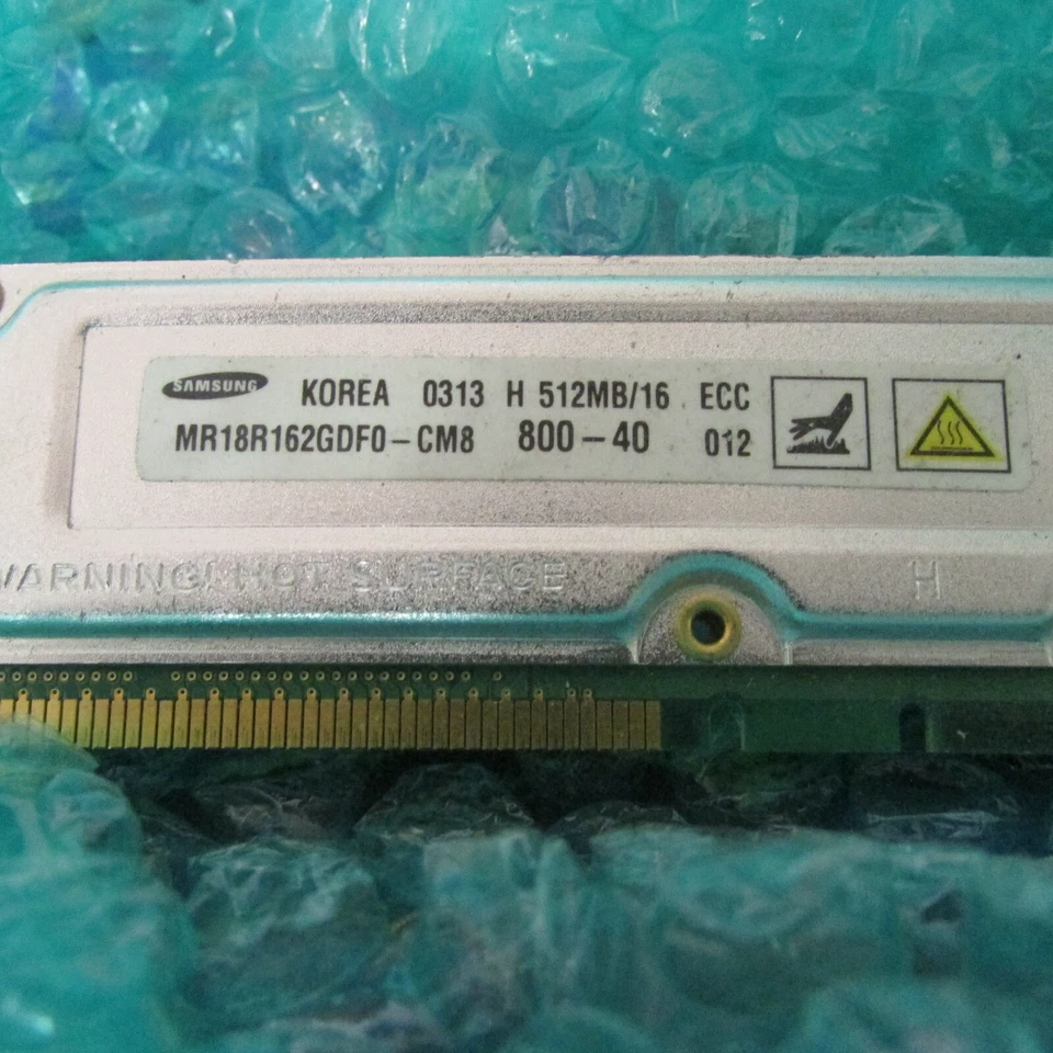 MR18R162GDF0-CM8,  SAMSUNG 512MB 16ECC RAMBUS Memory - Image 2 of 2