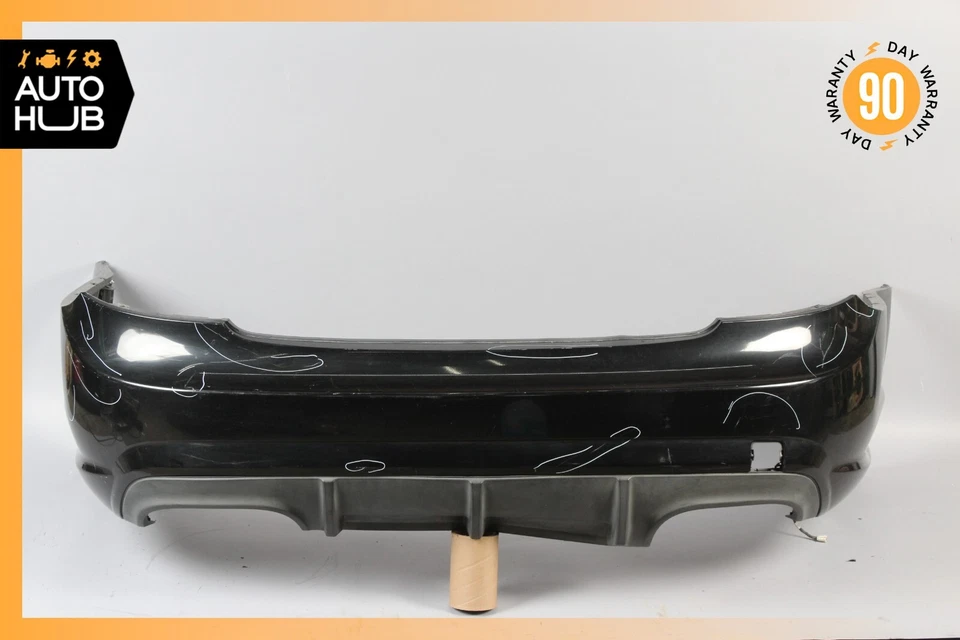 Черная оригинальная спортивная крышка заднего бампера в сборе для Mercedes W216 CL63 CL65 AMG 08–10 годов выпуска - Изображение 2 из 4