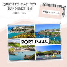 PORT ISAAC ✳ CORNWALL ✳ HOLIDAY SOUVENIR TOURIST ✳ FRIDGE MAGNET ✳ GREAT GIFT