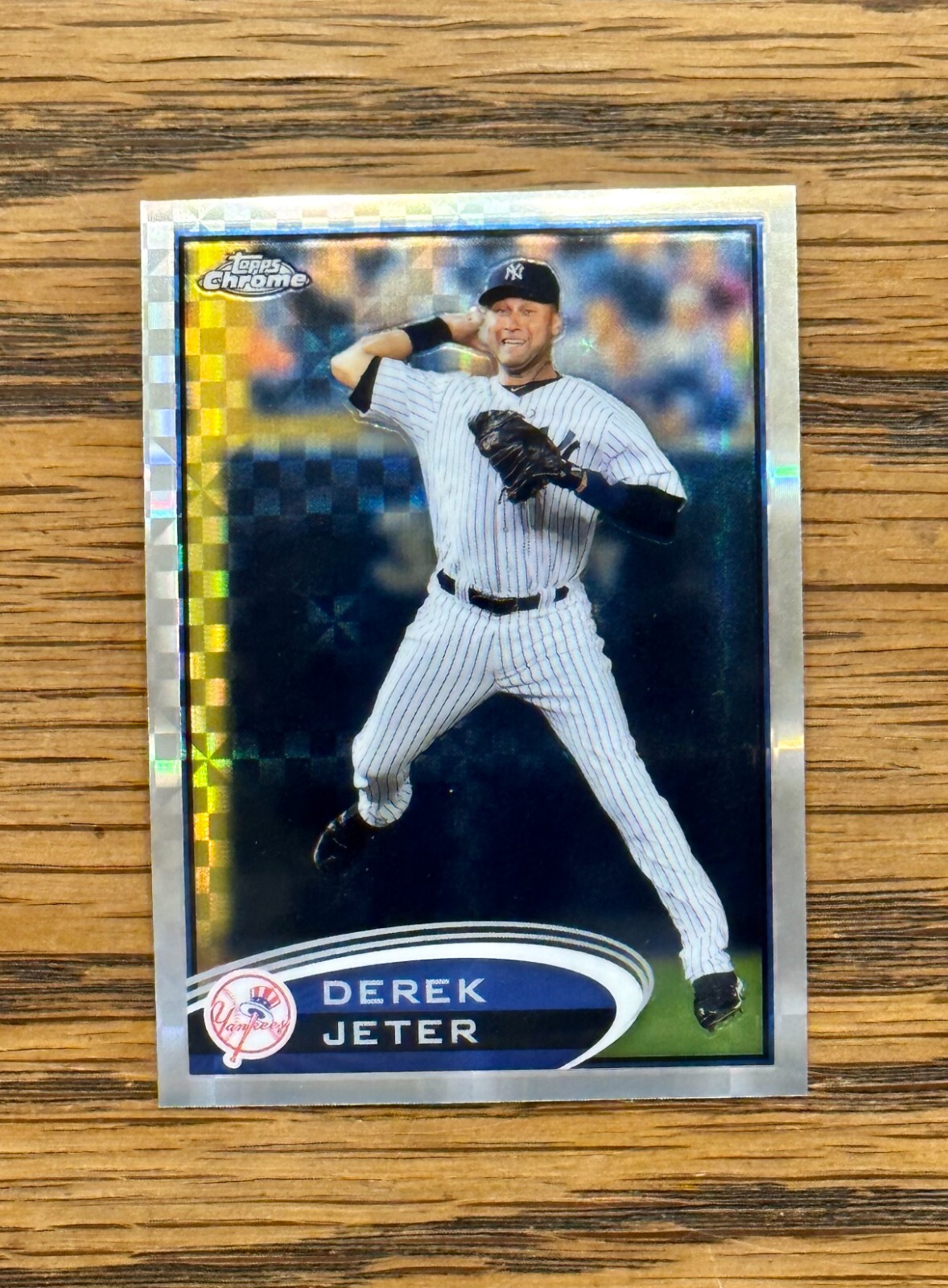 Derek Jeter 2012 Topps Chrome Xfractor Refractor #84 - HOF - New York Yankees