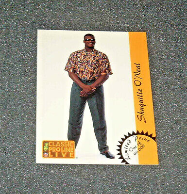 Classic Pro Line Live 1993 Limited Print One Of 40 000 Shaquille O Neal Lp2 Ebay