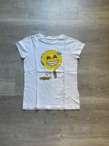 Crewcuts Girls Emoji tshirt size 10 - Picture 1 of 6