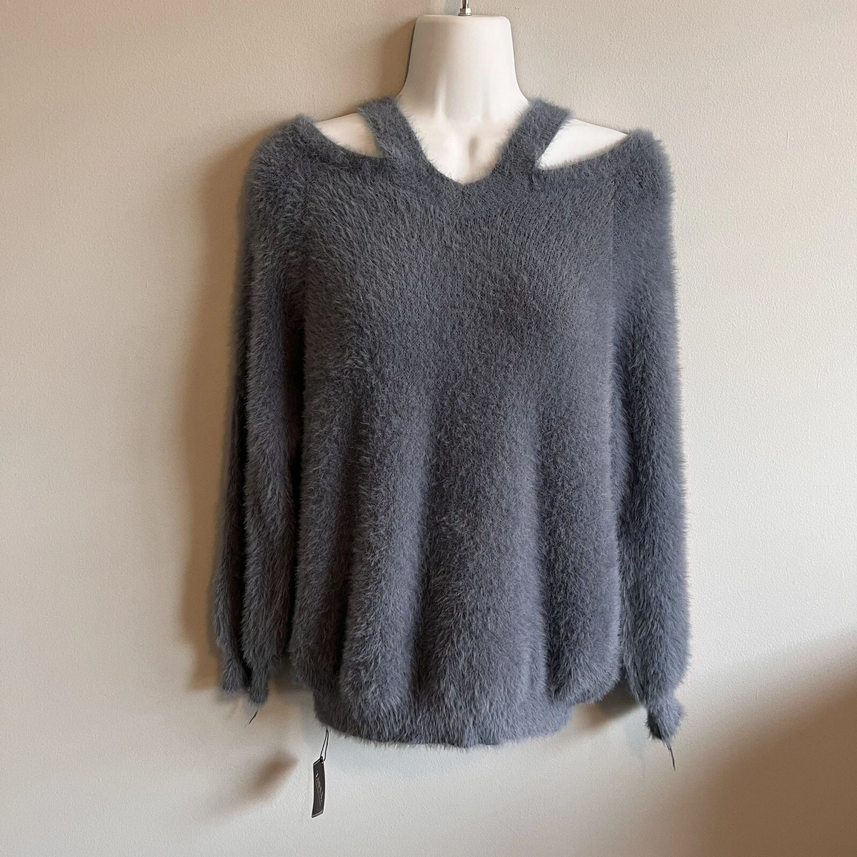 Zaful Forever Young Women s One Size Fuzzy Tight Knit Long Sleeve