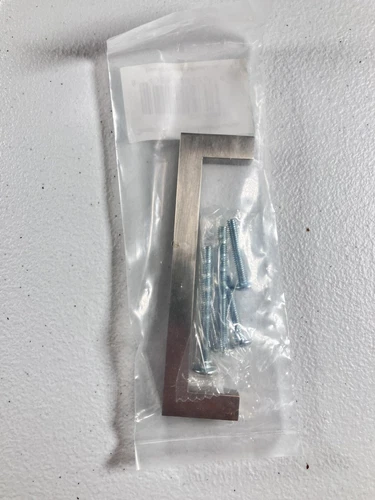 Hardware Resources Stanton Square Cabinet Bar Pull Satin Nickel 625-96SN - Picture 2 of 5