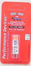 JR Single Conversion 72Mhz FM Crystal Set (Channel 18)
