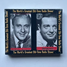 World’s Greatest Old Time Radio Shows Cassette 2x, Sealed, Jack Benny, Suspense