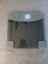 Taylor Digital Bathroom Scale Grey Tempered Glass