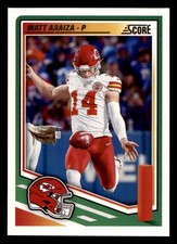 2025 Score #288 Matt Araiza Kansas City Chiefs