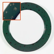 Sakura Galaxy Green Dinner Plate 1207345