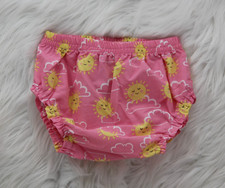 Pottery barn kids girl diaper Swim diaper cover Sunshine Pink 12M Nylon