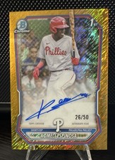 Bowman 2026 Bowman Chrome Romeli Espinosa 1st Auto Gold #CPA-RE 26/50 PHI
