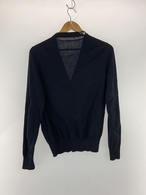 Maison Margiela Elbow patch cardigan Sweater Navy S Used | eBay