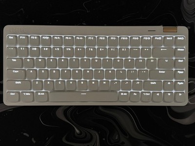 Lofree Flow Lite 84 Tasten Mechanische Tastatur Weiß