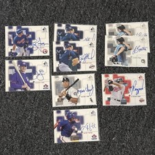 Upper Deck 1999 SP Signature Edition 9 card lot MLB Autographed