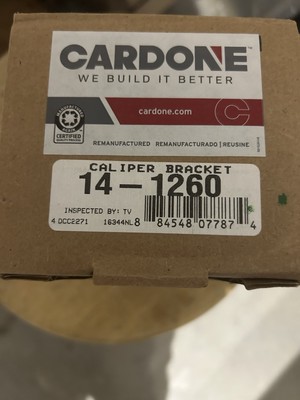Cardone Industries 141260 Reman - Disc Brake Caliper Bracket, Rear