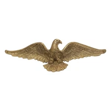 American Eagle Wall Plaque in Solid Cast Brass 20 Inch