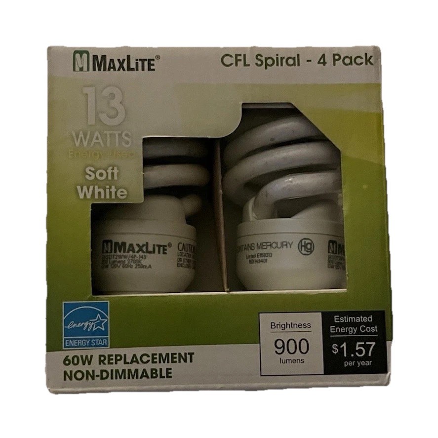 13w 900 Lumens E26 Soft White 4 Pack