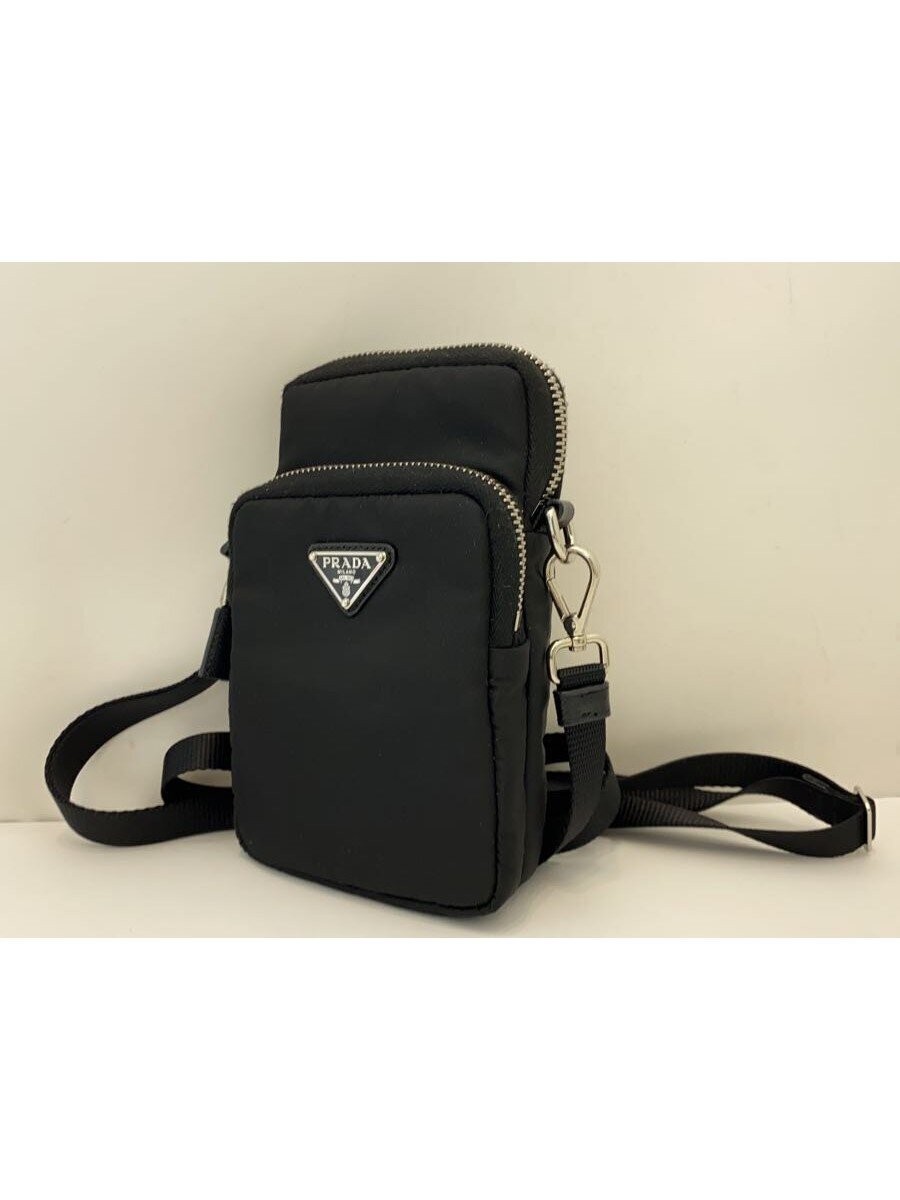 PRADA Tessuto Nero Shoulder Bag Nylon BLK Solid 2ZT024 2DMI thumbnail 2