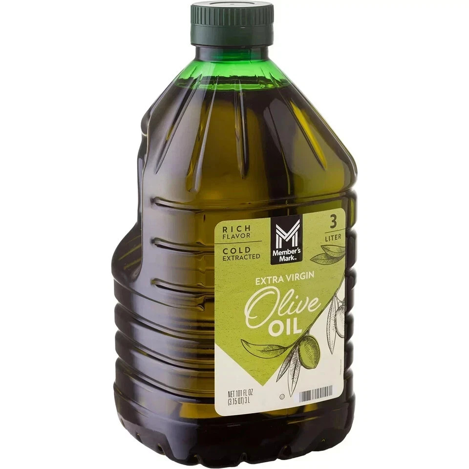 Member's Mark Extra Virgin Olive Oil 101 fl oz Cold Pressed, Non-GMO