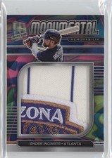 2021 Spectra Monumental Memorabilia Neon Marble Prizm 1/2 Ender Inciarte 16vq