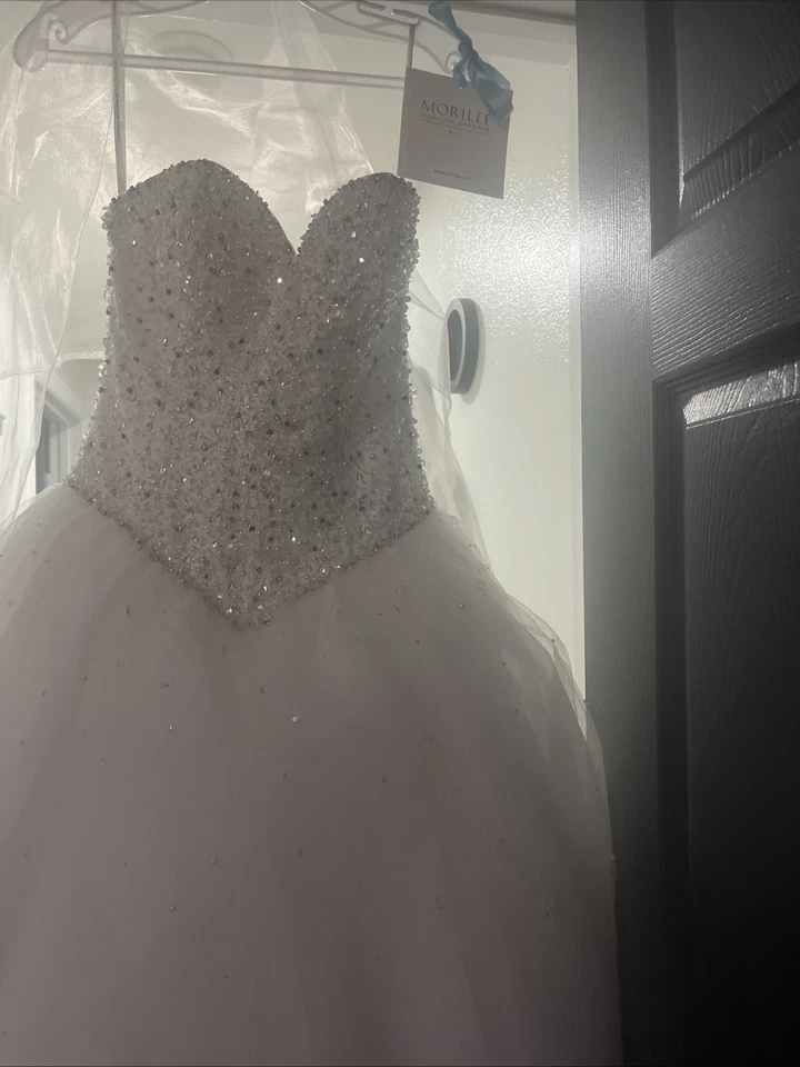 Совершенно новый ярлык еще на нем размер 6 Morley Madeleine Gardner свадебное платье - Изображение 4 из 4