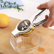 Stainless Steel Kitchen  Bar Lemon Orange Lime Squeezer Juicer Hand Press Tool