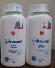  Pack of 2 Johnson's Baby Powder, Original, 50g TALC 12/2025