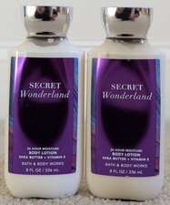 NEW Bath and Body Works Secret Wonderland TWO Body Lotions 8 fl oz/236 ml each