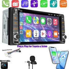 7 For 2003 2004 2005-2008 Toyota Matrix Carplay Car Stereo Radio Gps Nav Bt Rds
