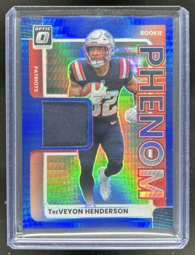 2025 Donruss Optic TreVeyon Henderson Blue Hyper (RAW)