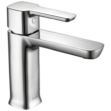 Delta 581LF-PP Modern Single Hole Bathroom Faucet Chrome WaterSense Single