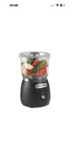 Hamilton Beach Stack & Press 3-Cup Food Choper & Mini Food Processor 350 Watts