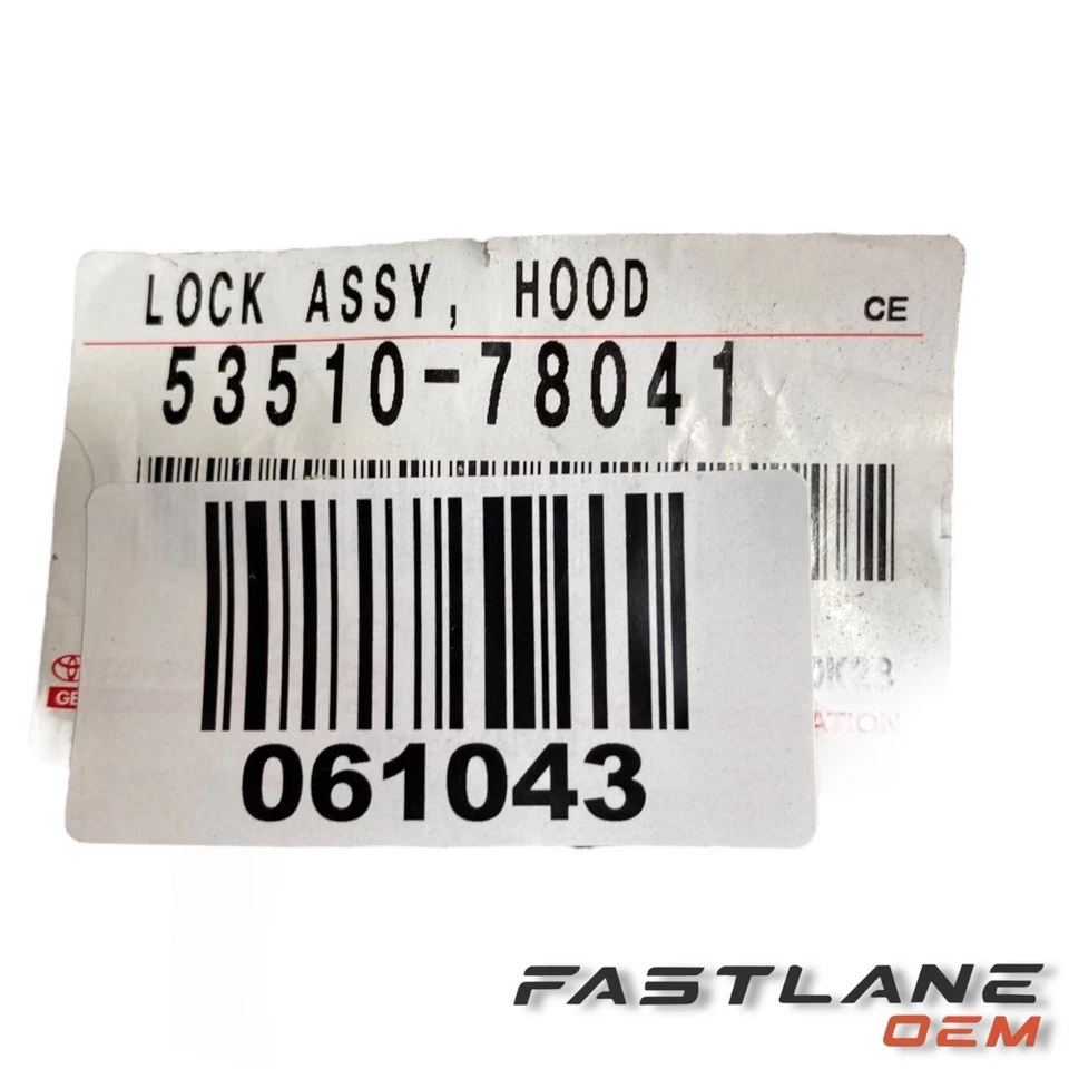 Lexus NX200T/NX300/NX300H 2015-2021 bloqueo de capó nuevo OEM 53510-78041 Foto 3 de 4