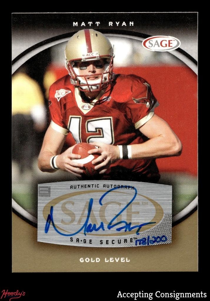 Matt Ryan SA-GE Autographs #A52 Gold