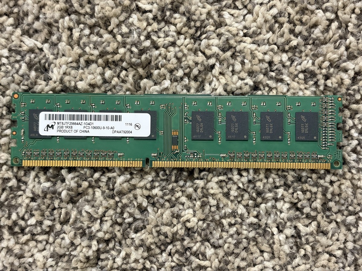 Micron 2GB PC3-10600U RAM Memory | eBay
