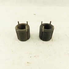 3/4"-16 Internal 1-1/8"-12 External Thread Key Locking Thread Insert 2 Pcs