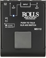 Rolls MS112 Push-to-Talk XLR A-B Switch 5-pack Bundle