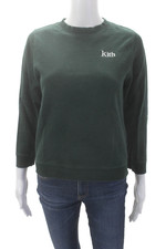 Kith Kids Girls Cotton Long Sleeve Embroidered Crewneck T Shirt Green Size 8/9