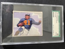 1950 BOWMAN GLENN DAVIS RC ROOKIE CARD RAMS #16 EX-MT SGC 6. rookie card picture