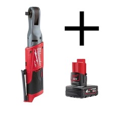 Image of Milwaukee M12FIR38-0 12V Fuel Sub Compact 3/8" Impact Ratchet 1x4Ah Battery