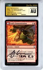 CGC Auth Signed Greg Baldwin Iroh's Demonstration Avatar: The Last Airbender